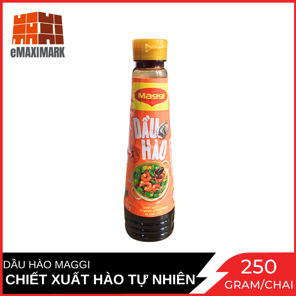 Dầu hào maggi chiết xuất hào tự nhiên chai 250g