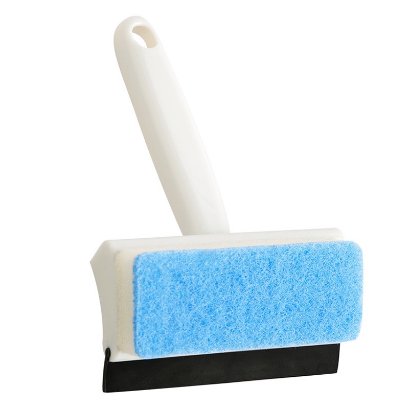 Cây Lau Kính cầm tay Dụng cụ vệ sinh nhà cửa Đồ chùi kiếng mini Cây Gạt Nước cửa kính Dụng cụ vệ sinh bể cá đa năng AY74