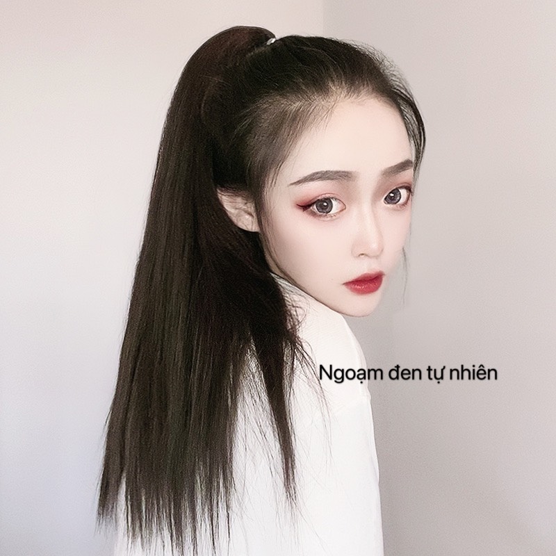 Ngoạm tóc thẳng giả nữ