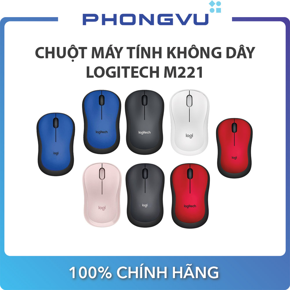 Chuột máy tính không dây Logitech M221 - Bảo hành 36 tháng