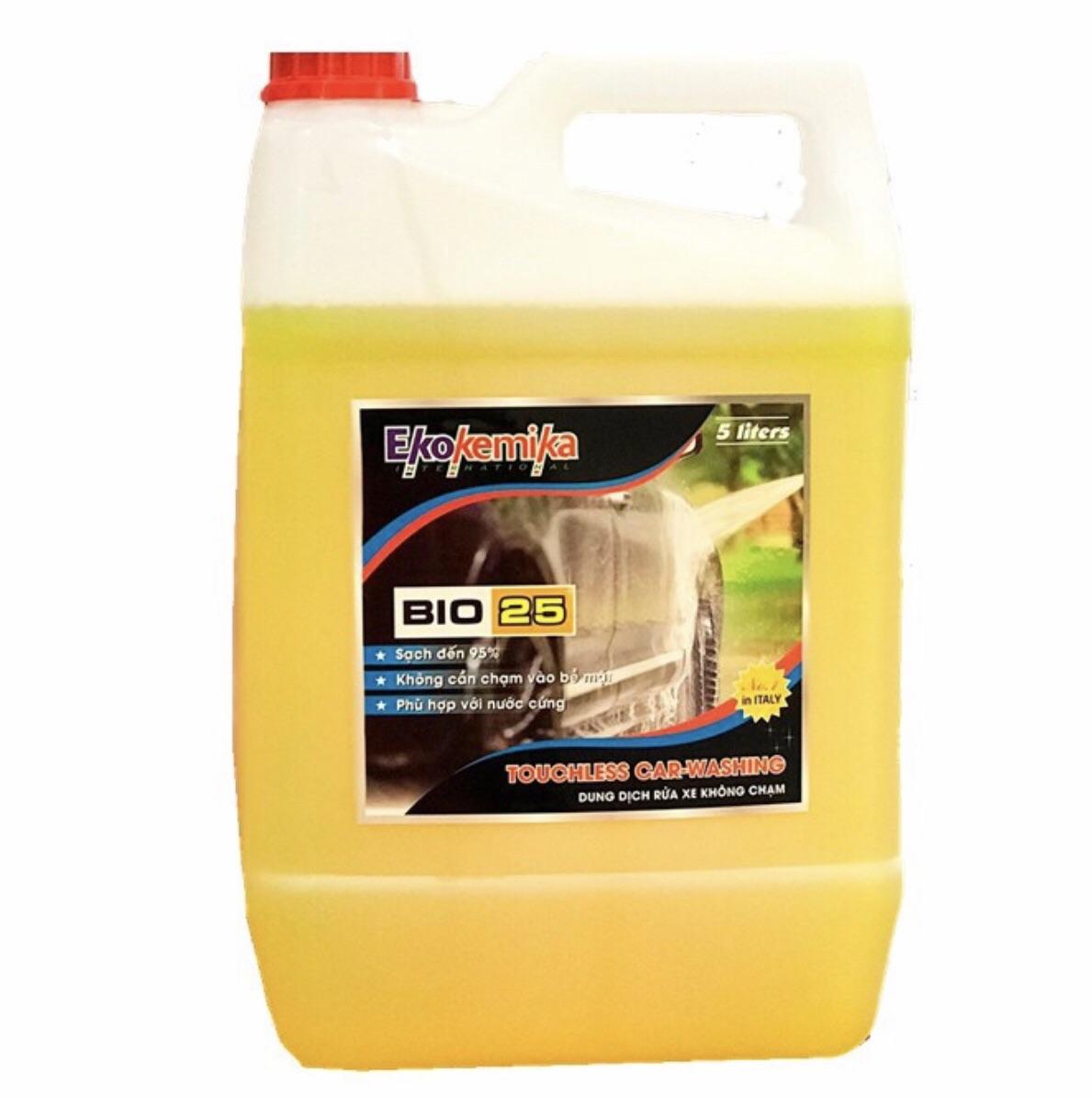 Dung dịch rửa xe không chạm bio25 can 5l