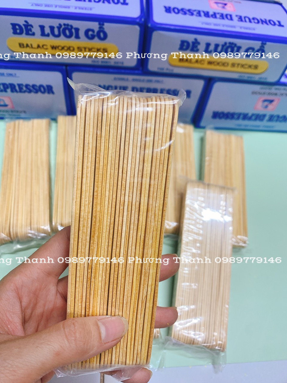 QUE GỖ, QUE ĐÈ LƯỠI,bịch 25 que