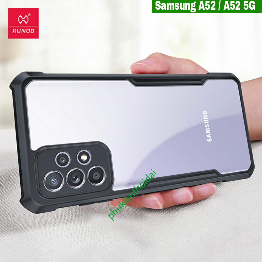Ốp lưng Samsung A52 / A52 5G / A52s / A52s 5G hiệu Xundd lưng trong viền màu chống sốc cao cấp