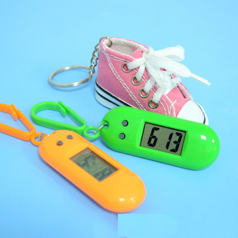 Đồng Hồ Điện Tử Mini Kiêm Móc Khóa Thiết Kế Đơn Giản