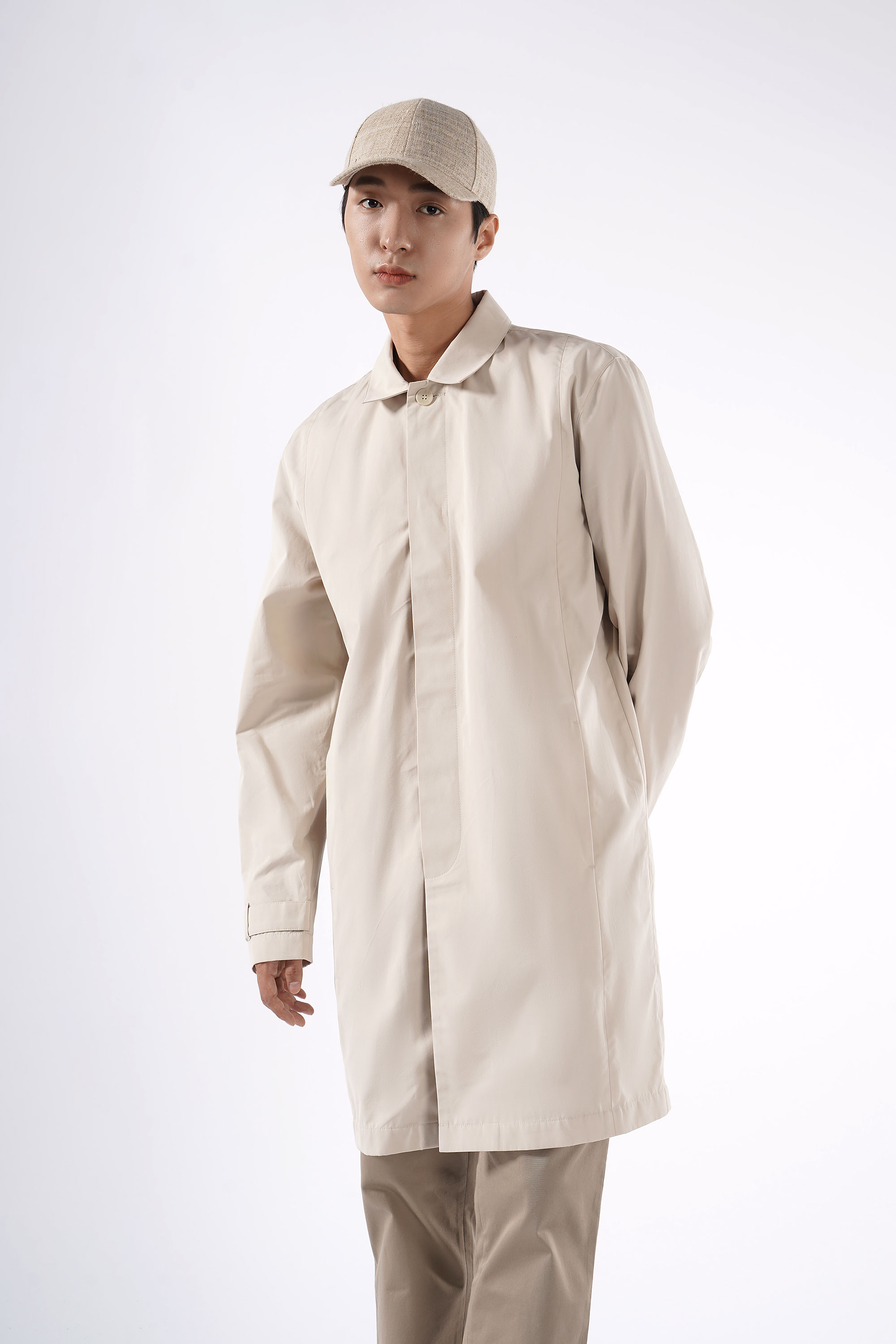 Áo Khoác Dài Nam Manteau Form Regular - Routine 10F21JAC006