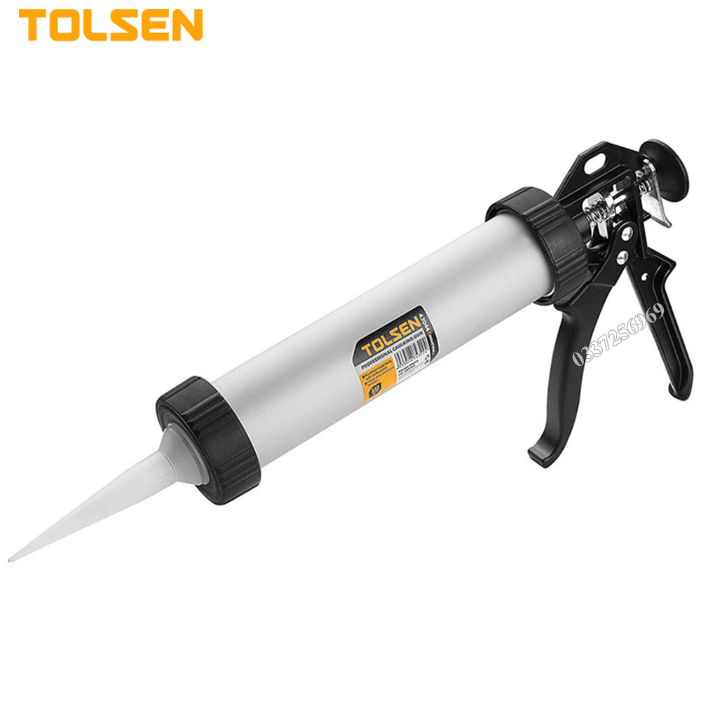 Súng bắn keo - Súng bắn keo SILICON Tolsen Size: 375mm,15"dùng trong công nghiệp - Xuất khẩu thị trường châu âu