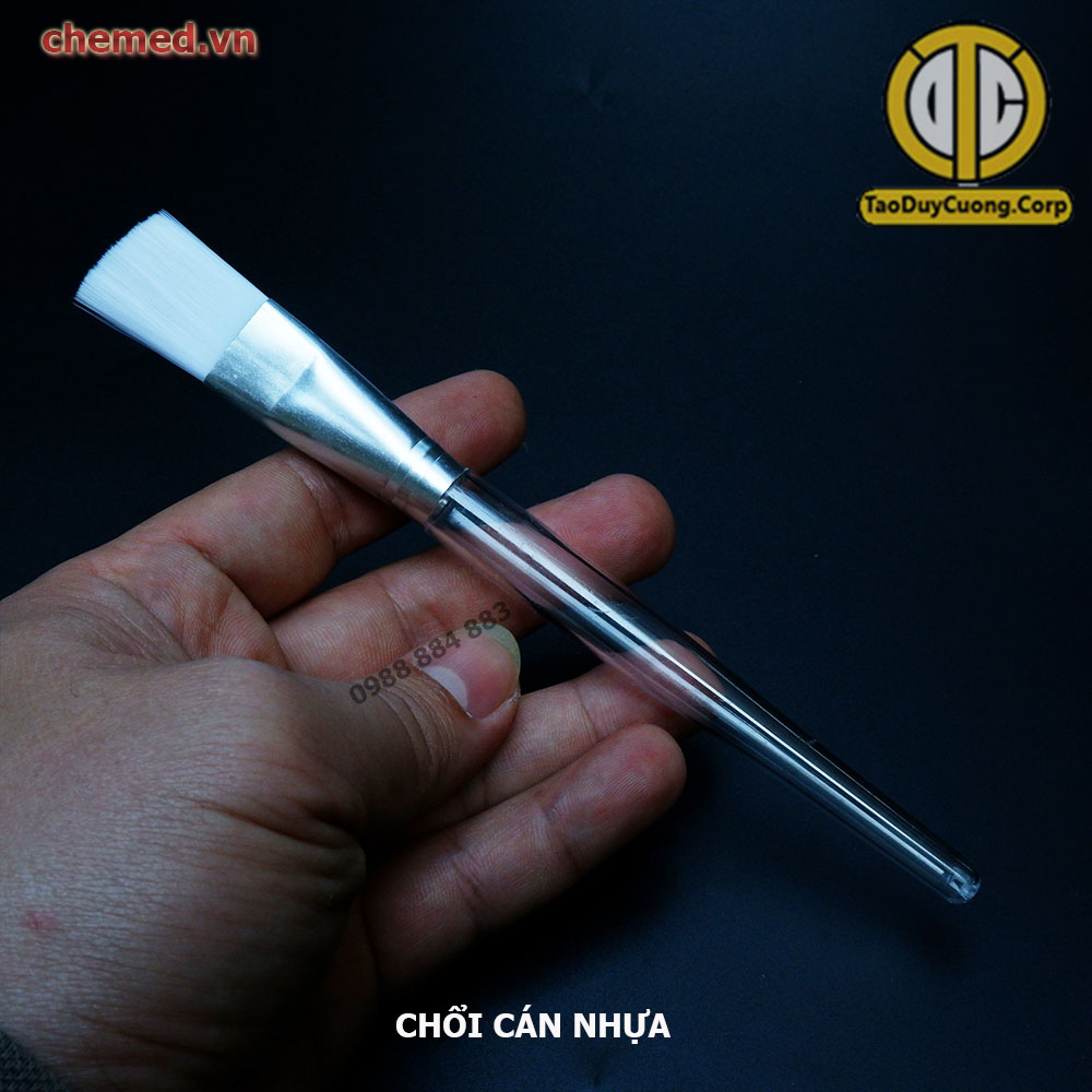 Chổi, cọ spa cán gỗ và cán nhựa dùng đắp mặt
