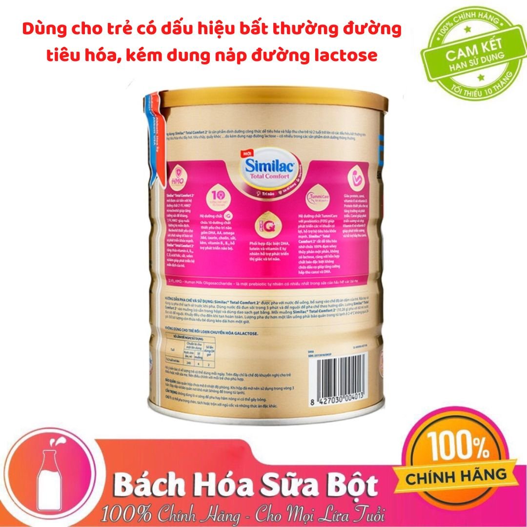 Sữa bột Similac Total Comfort 2+ - 820g (Dành cho trẻ từ 2 tuổi trở lên)