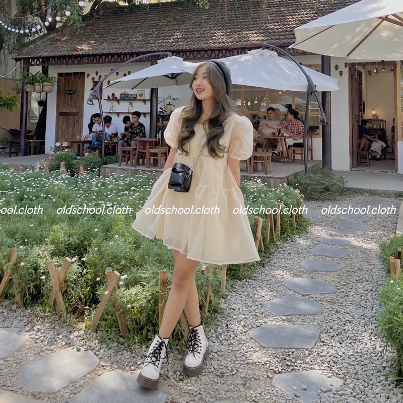 (Oldschoolcloth)aila Dress (ảnh thật/video)