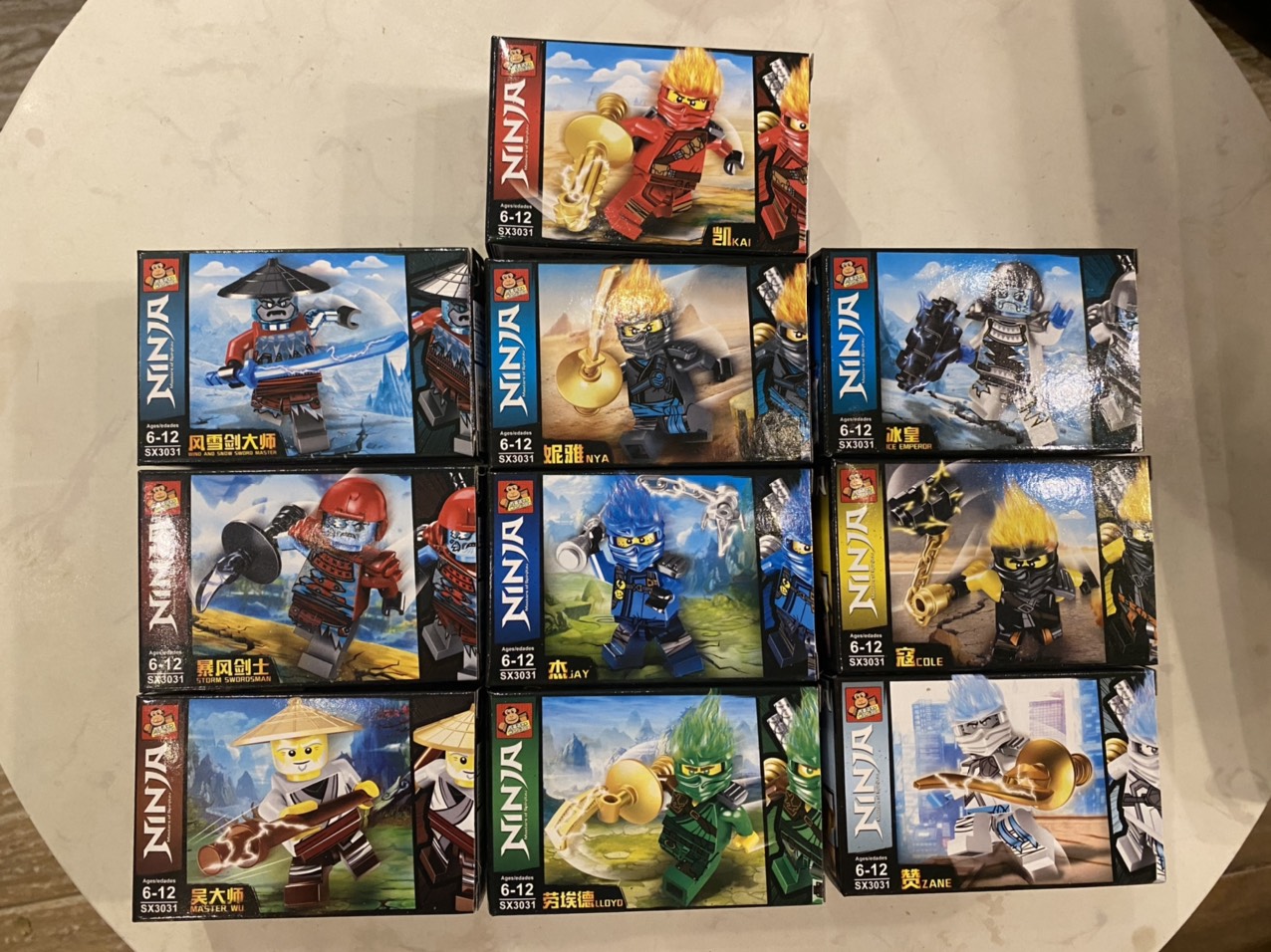 Lego Ninja mẫu đơn giản