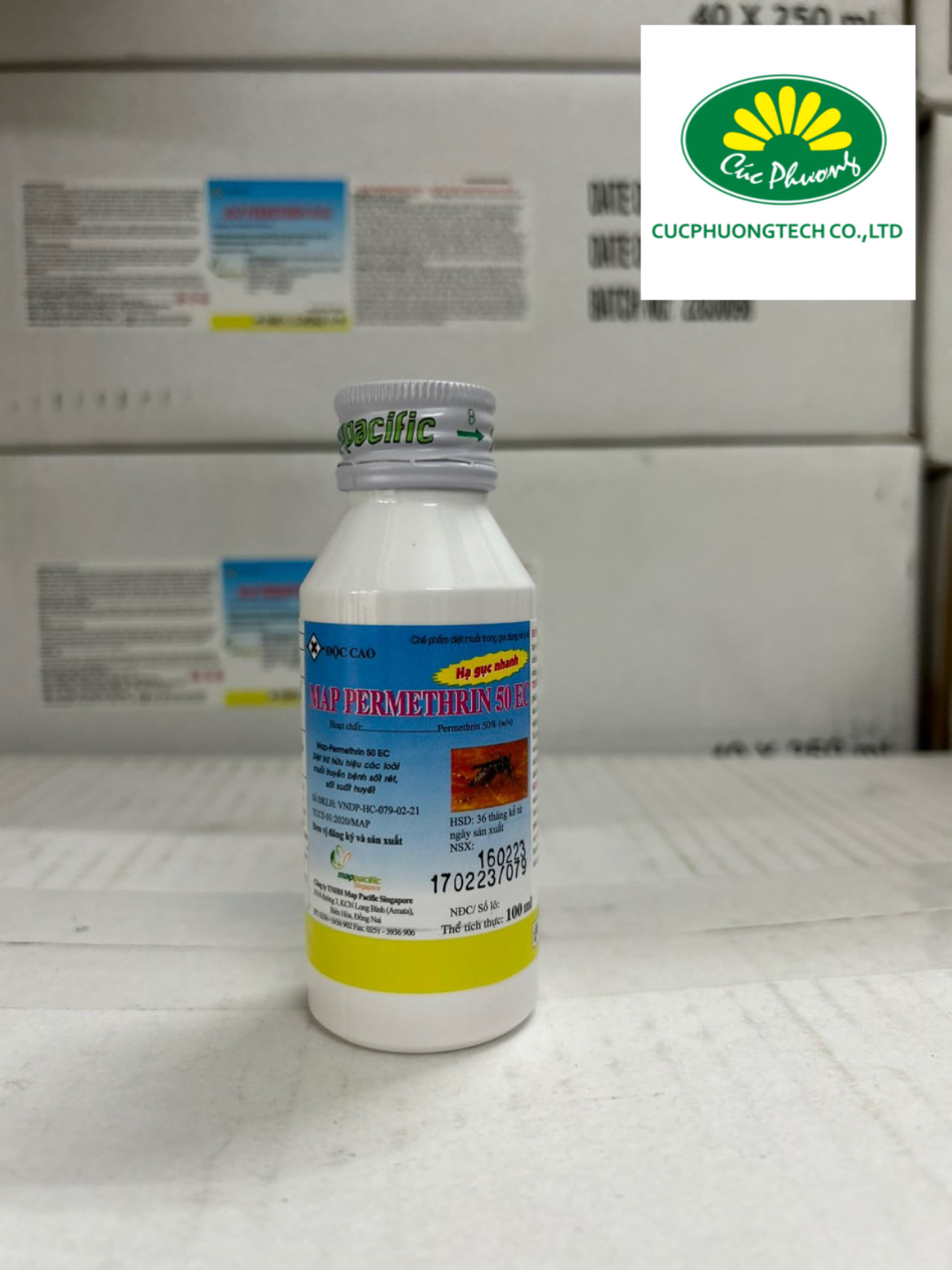 Bộ đôi sản phẩm diệt muỗi – MAP PERMETHRIN 50EC (100ML) + FENDONA (50ML)