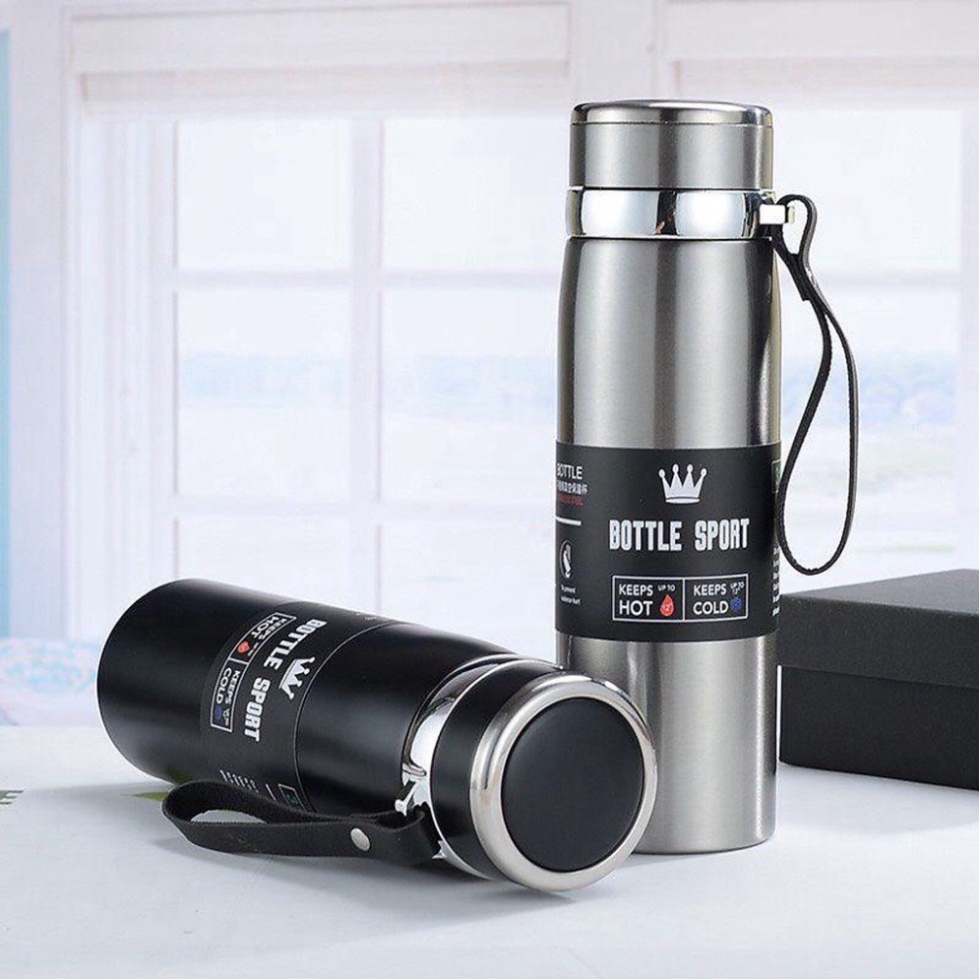 Bình giữ nhiệt, bình nước giữ nhiệt Inox Bottle Sport 1000ml - Chai nước inox 304 cao cấp