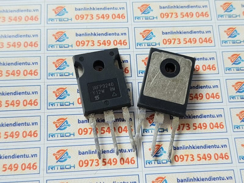 [Combo 2 chiếc] IRFP9240 Mosfet Kênh P 200V/12A TO-247 (tháo máy)