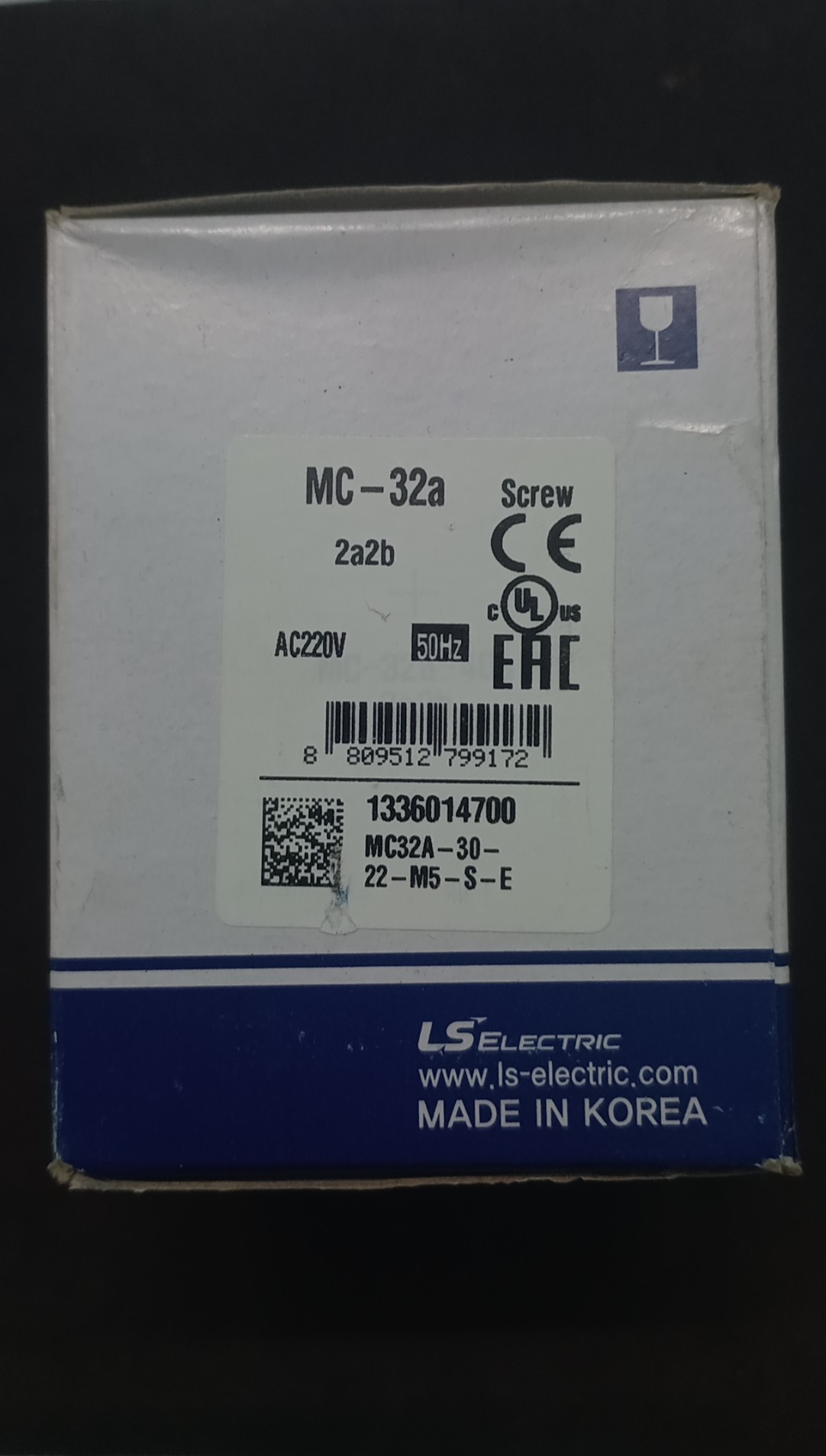 Khởi động từ LS 32A, Contactor LS MC-32A