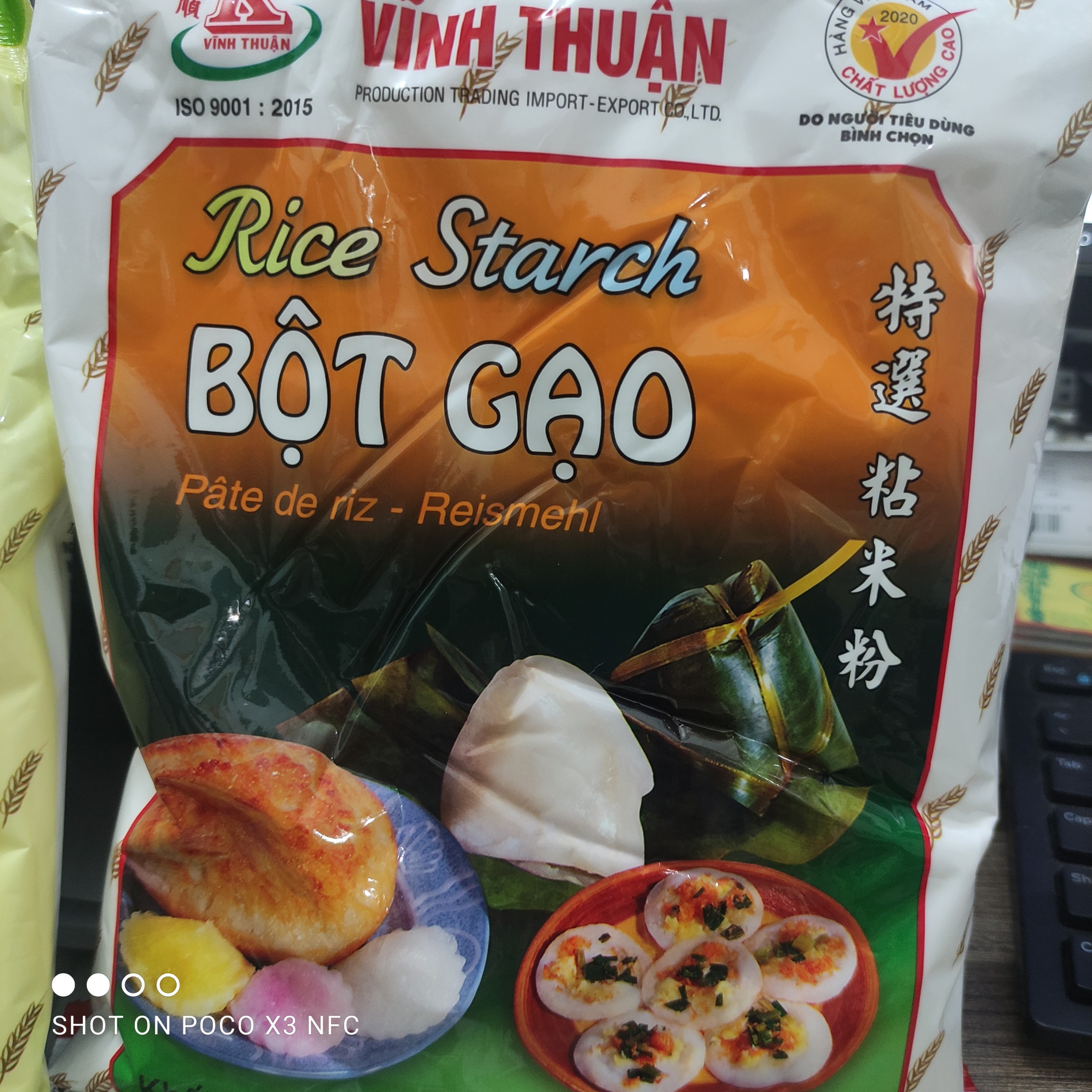 Bột năng, bột gạo, bột nếp gói 400g