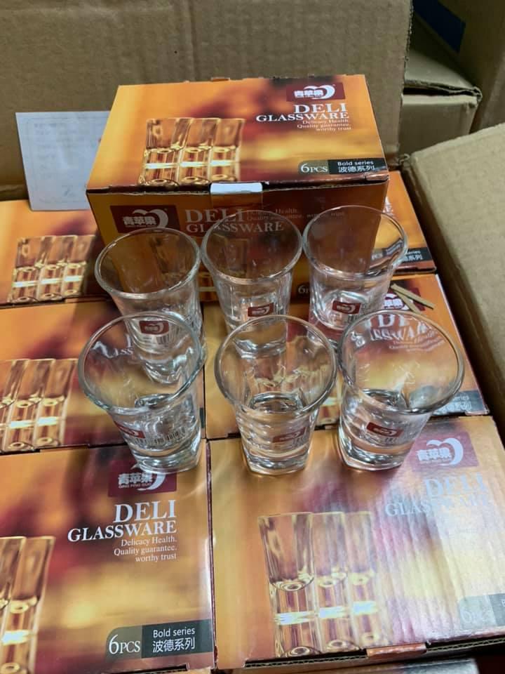BỘ 6 LY UỐNG RƯỢU DELI GLASS