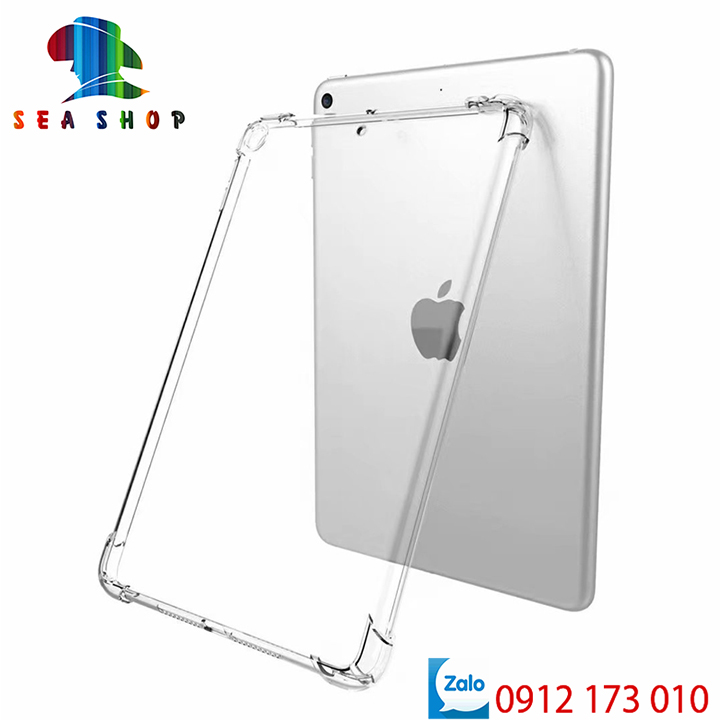 Ốp lưng iPad 2, iPad 3, iPad 4, iPad air, iPad Pro, iPad Mini 1, 2, 3, iPad Pro 10.2, 10.5 inch, M1, M2, Air5 nhựa dẻo - Chống sốc - 4 góc thiết kế dày hơn để chống sốc cho iPad