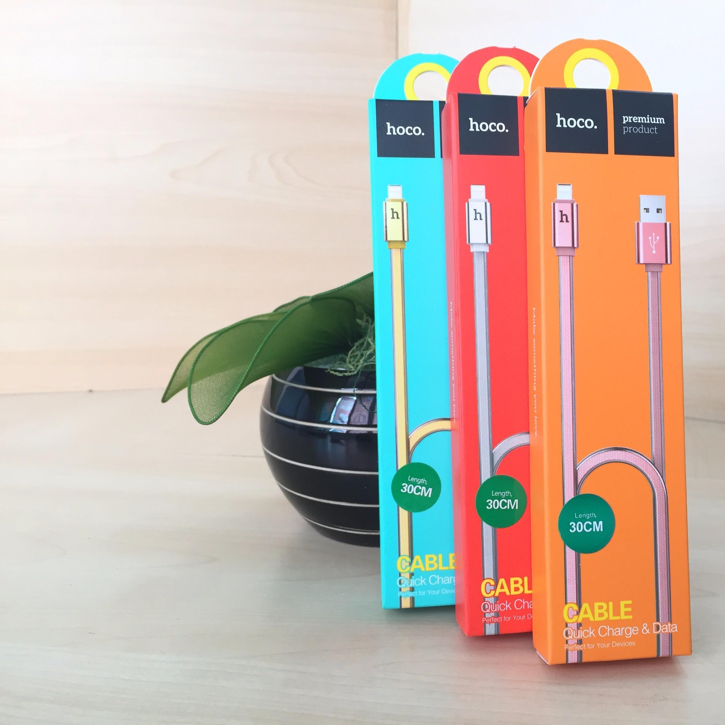 [HCM]CÁP HOCO IPHONE UPL12 CÓ ĐÈN BÁO SẠC PIN