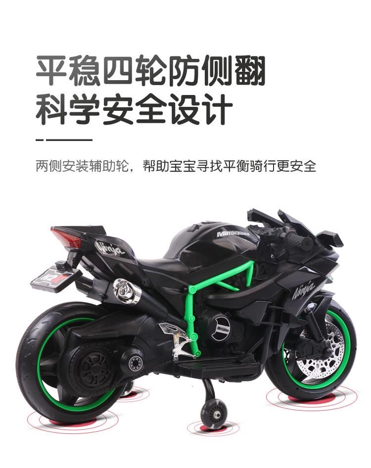 Xe máy điện mô tô 3 bánh Ninja H2R thể thao tải trọng 60KG (Đỏ-Xanh-Đen-Trắng)