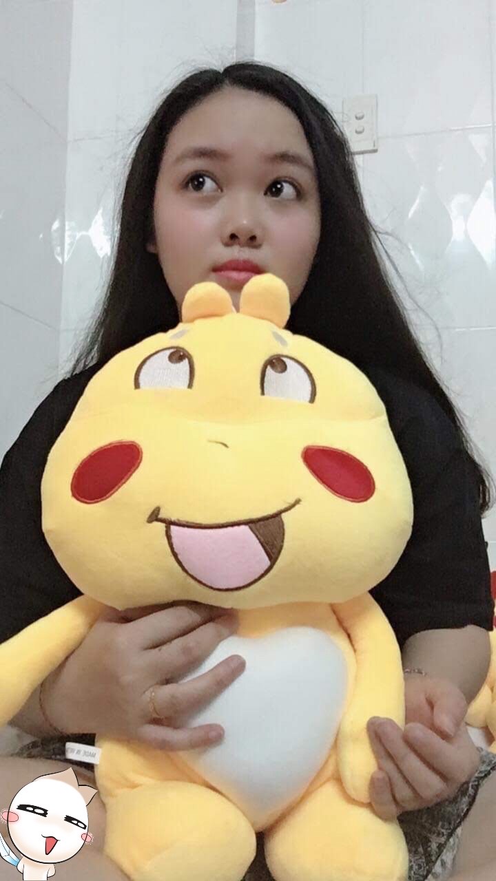 GẤU BÔNG QOOBEE VÀNG SIÊU ĐÁNG YÊU