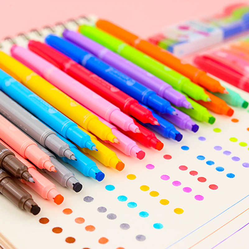 [HCM]BÚT MARKER TRANG TRÍ 2 ĐẦU TOMBOW PLAY COLOR DOT