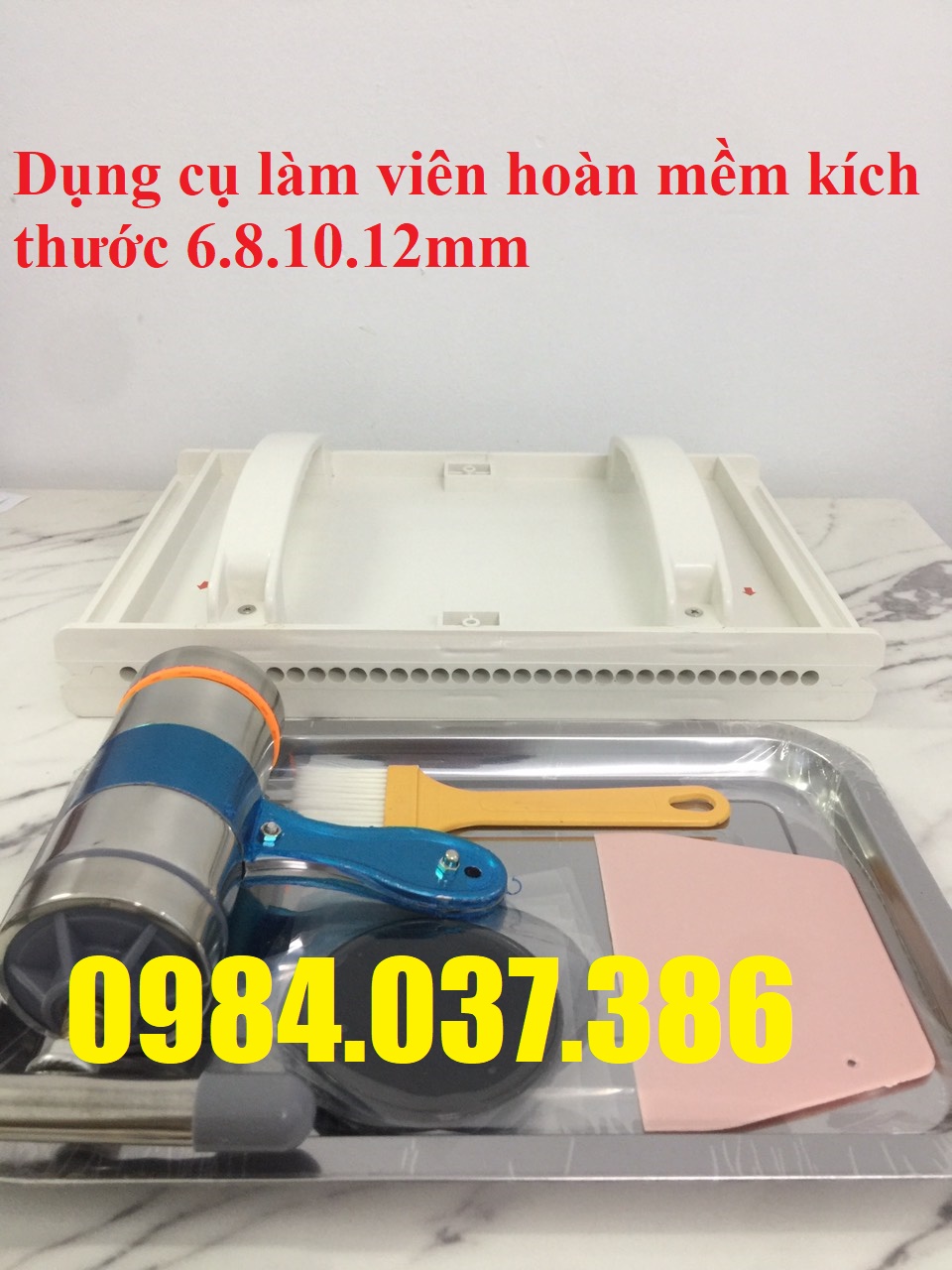 Khuôn vo viên trân châu khoai dẻo thủ công
