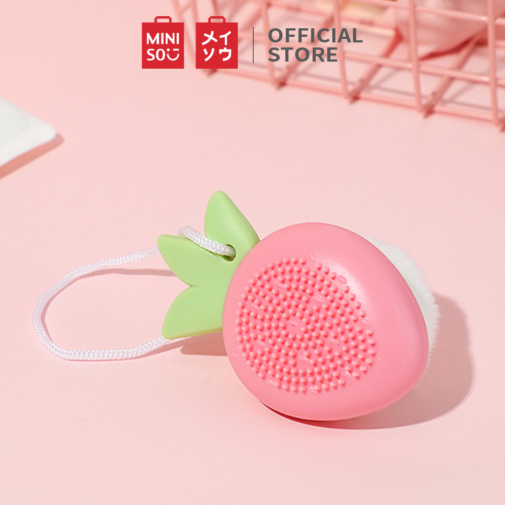 Cọ rửa mặt Fruit Series Miniso Facial Cleansing Brus (Strawberry)