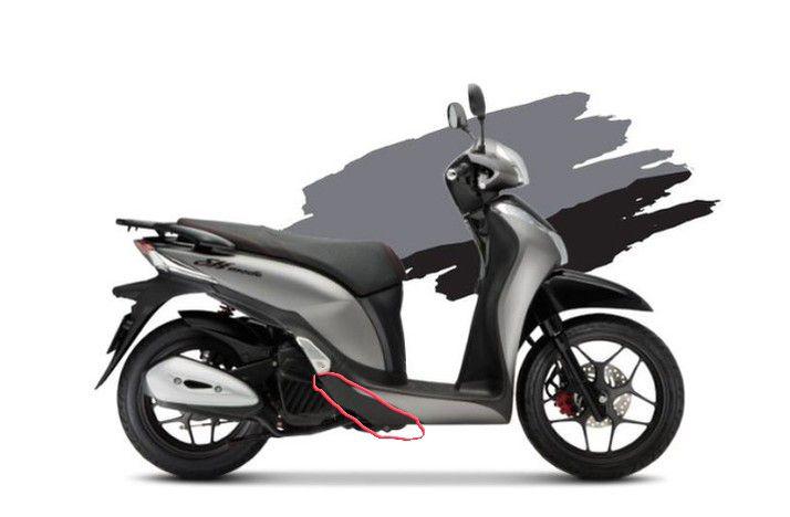 [HCM]ỐP NHỰA ĐEN BÙN GẦM SH MODE
