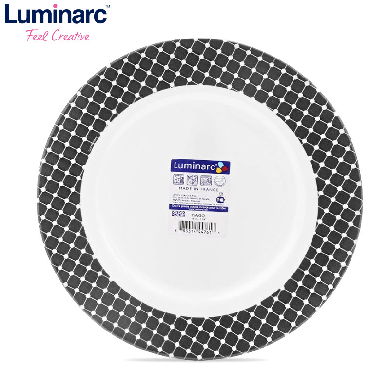 Bô 4 Đĩa thủy tinh Luminarc Tiago 20cm - J7550
