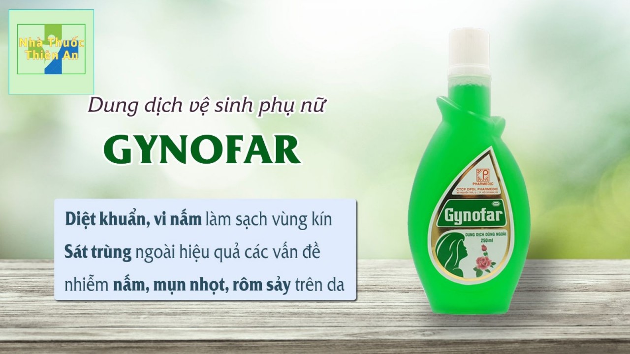 Dung Dịch Dùng Ngoài Gynofar (chai 250ml- 500ml)