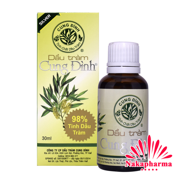 Dầu tràm Cung Đình silver 15ml 30ml