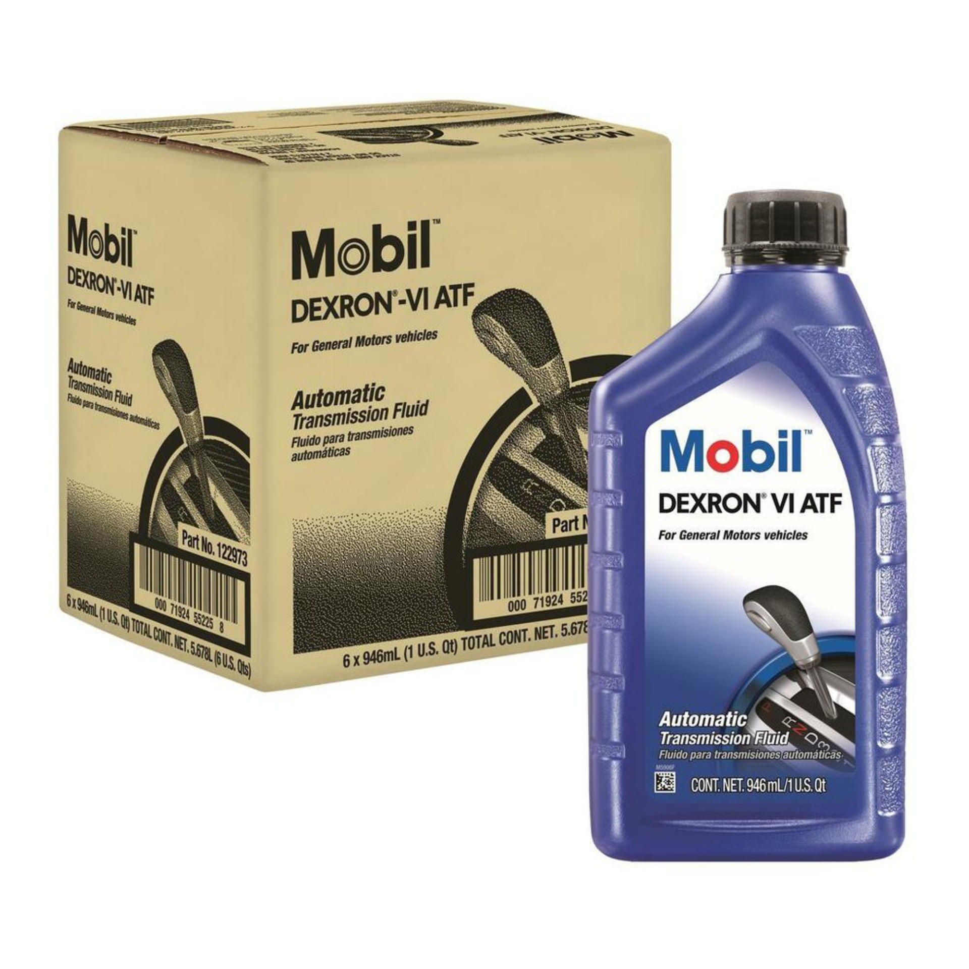 [HCM]Dầu nhớt Mobil Dexron VI ATF 946ml  6 bình