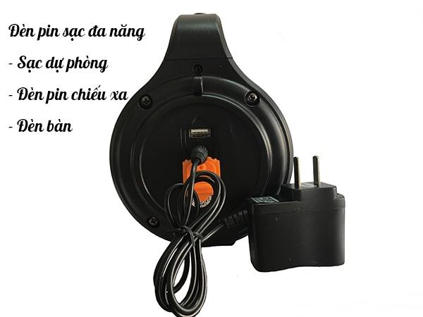 Đèn pin sạc siêu sáng đa năng TD-9855