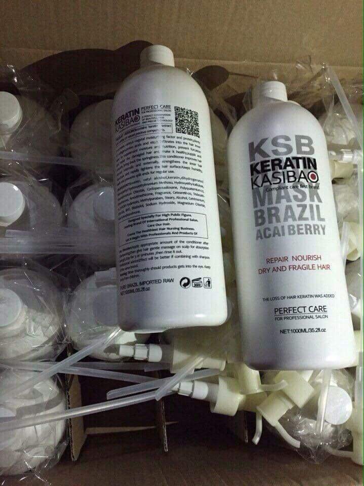 [HCM]Hấp dầu KERATIN KASIBAO KSB BRAZIL 1000ml