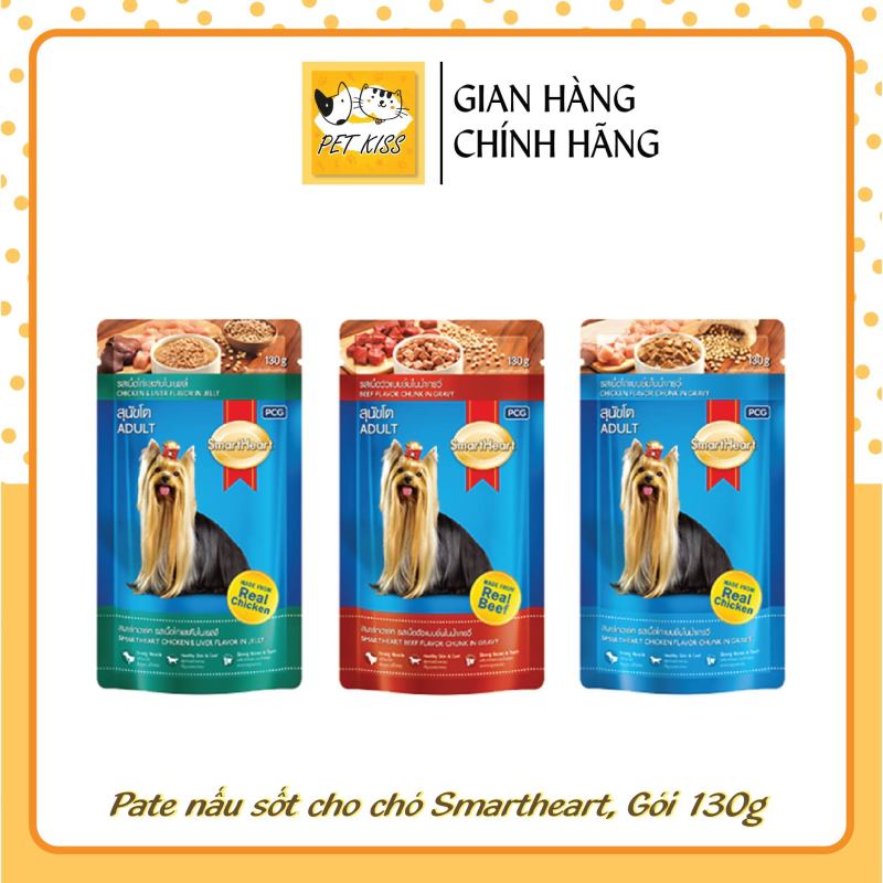 [HCM]Pate nấu sốt cho Chó Smartheart Gói 130g
