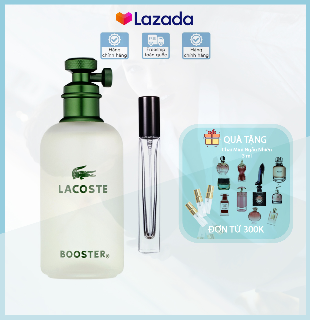 [chai chiết] Nước Hoa Nam Lacoste Booster
