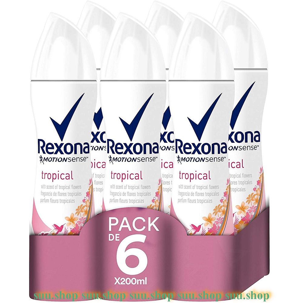 Xịt Khử Mùi Nữ 200Ml Rexona Tropical