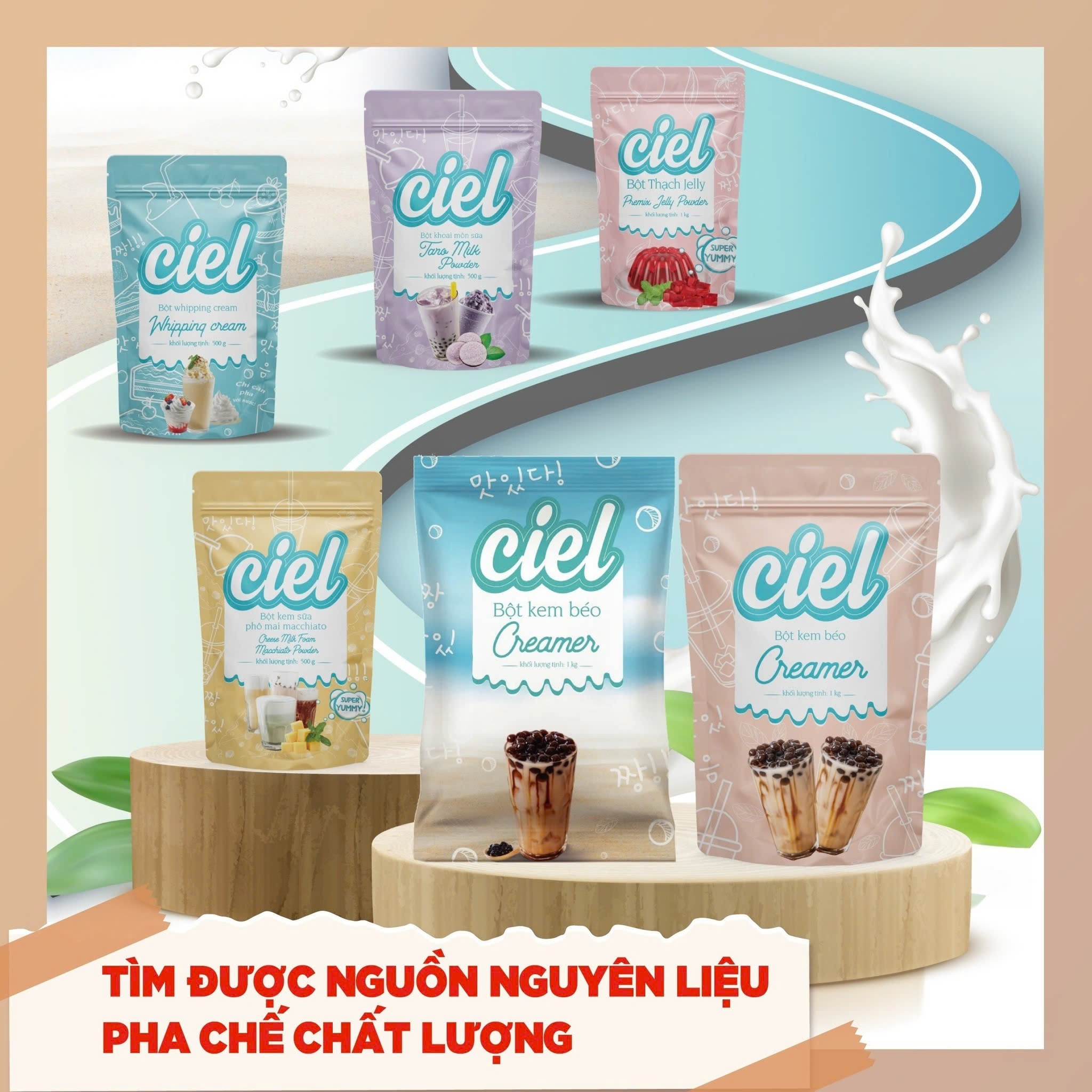 Bột Whipping cream Ciel gói  500g