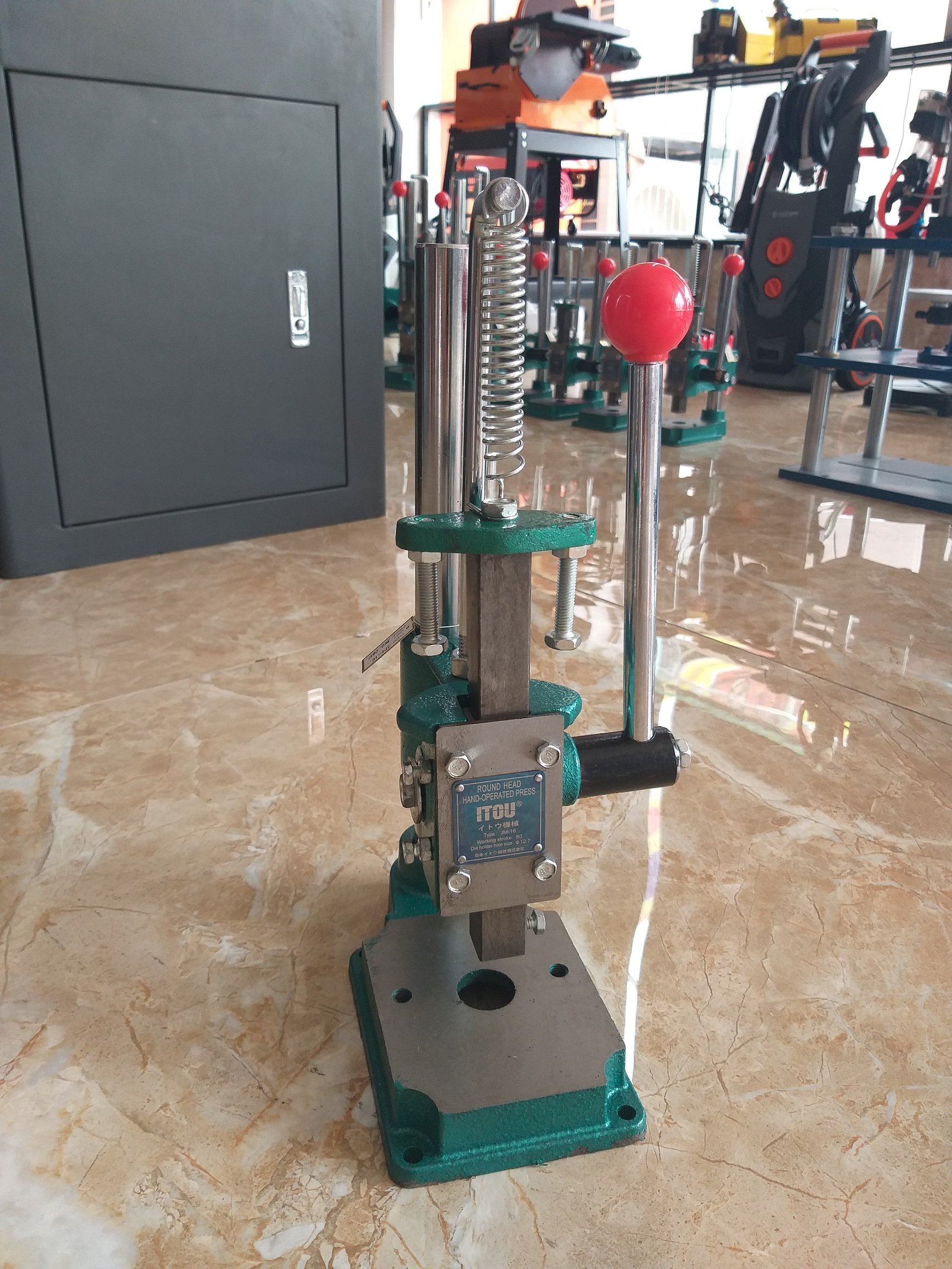 MÁY DẬP GẠT TAY MINI JM-16 (TRỤC VUÔNG)