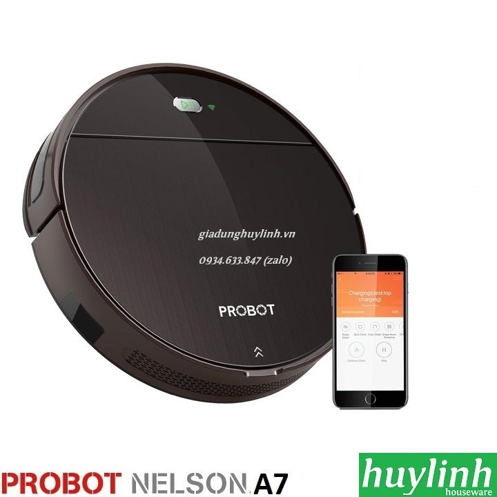 [HCM][Trả góp 0%]Robot hút bụi lau nhà Probot Nelson A7 Hybrid