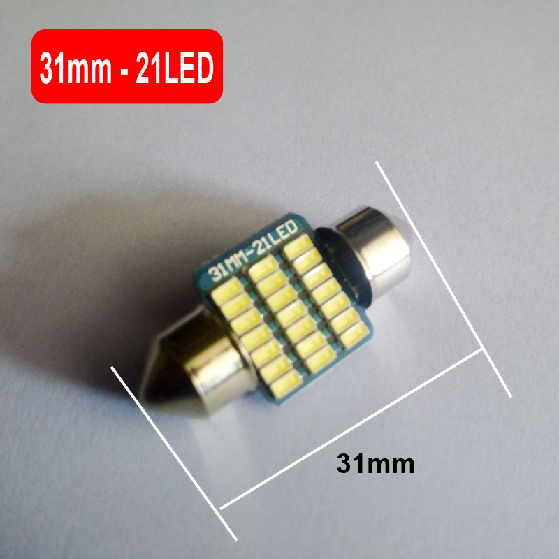 Đèn led trần ô tô, đèn led trần xe hơi 31mm 36mm 39mm 41mm 3014led