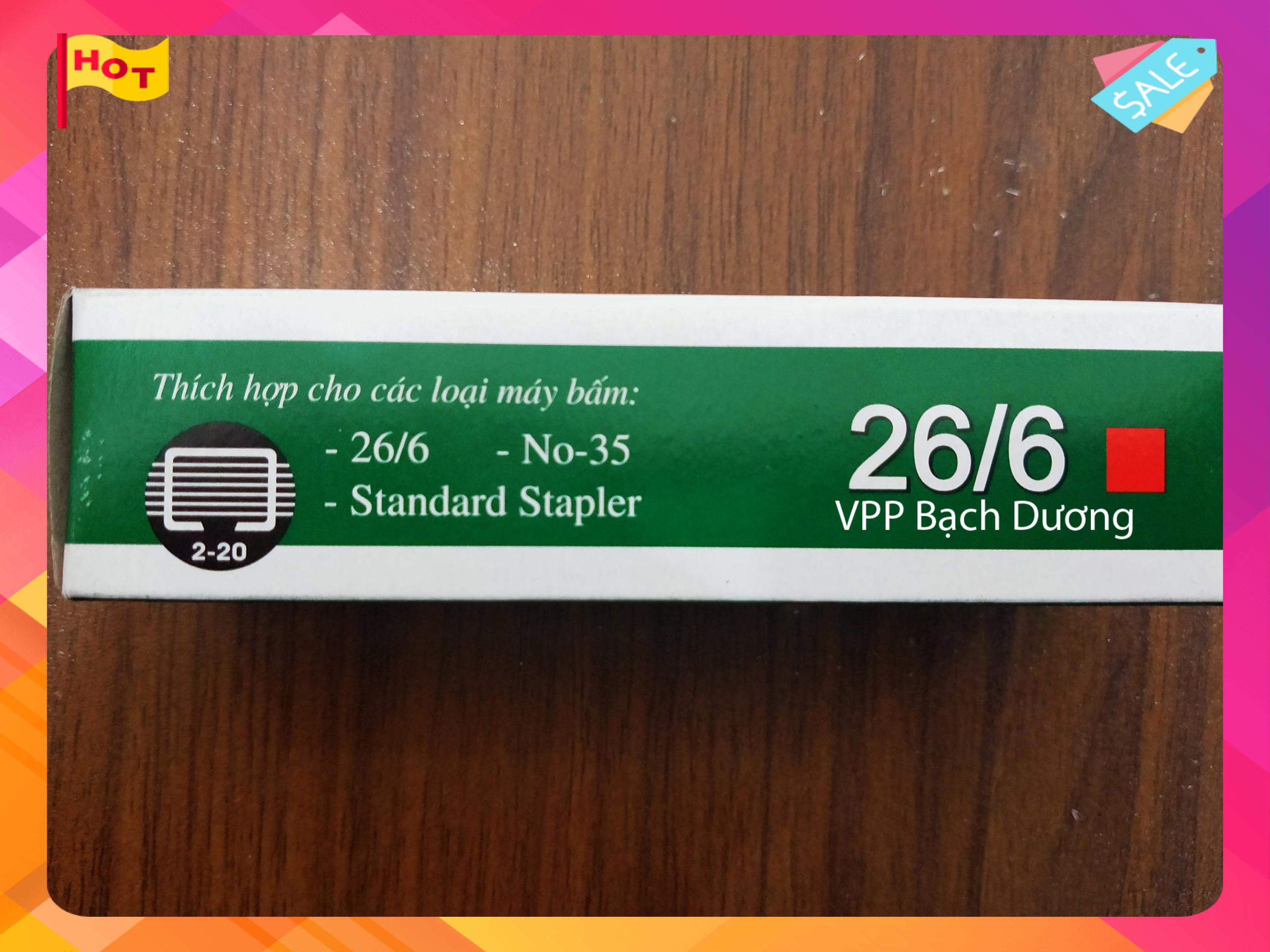 Kim bấm 26/6 Việt Đức - hộp/5000 kim