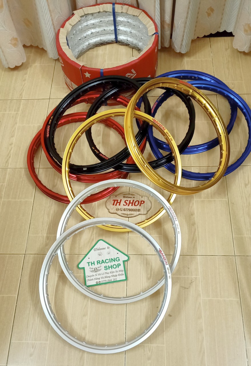 [HCM]CẶP NIỀNG BANZAI THÁI LAN NHIỀU MÀU SIZE 1.4 VÀ 1.4 GẮN VỪA CÁC DÒNG XE MÁY NHƯ WAVE DREAM SIRIUS JUPITER TAURUS EXCITER WINNER SATRIA RAIDER..SẢN PHẨM MỚI CHÁT LƯỢNG TỐT NHANH TAY MUA NGAY TOP GIAN HÀNG UY TÍN