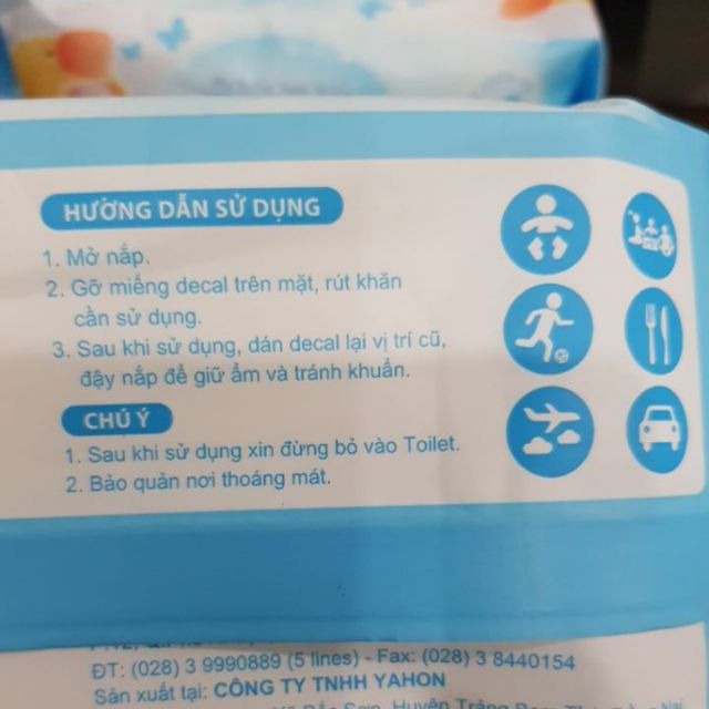Khăn ướt Nuna không mùi 100 miếng