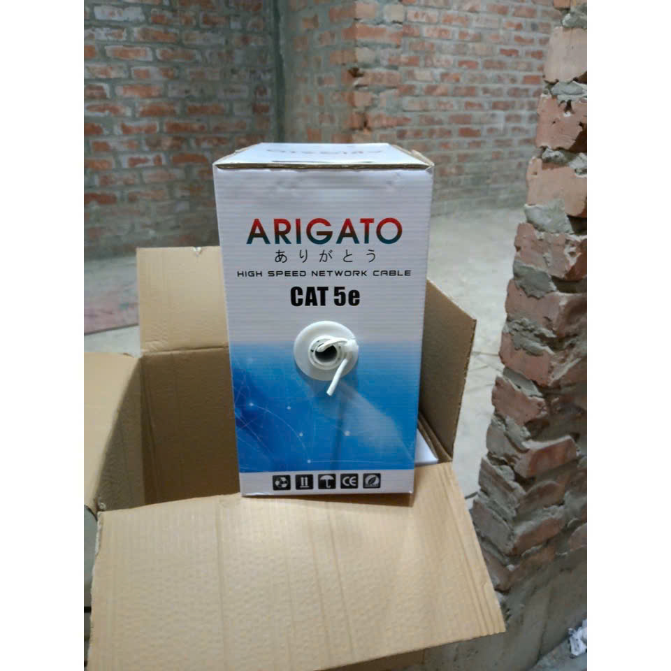 Thùng dây mạng cat5 ARIGATO Link full 305m