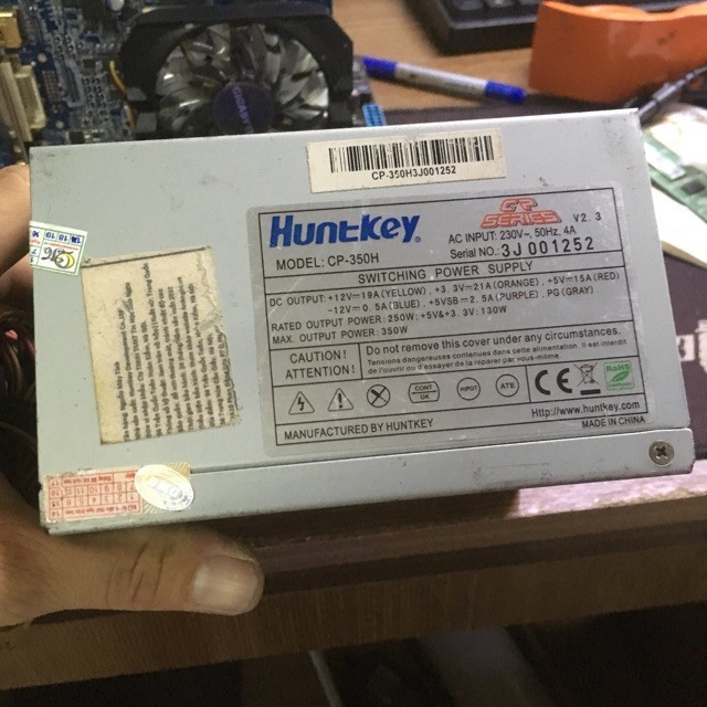 Nguồn máy tính case Huntkey HK350 - fan 8