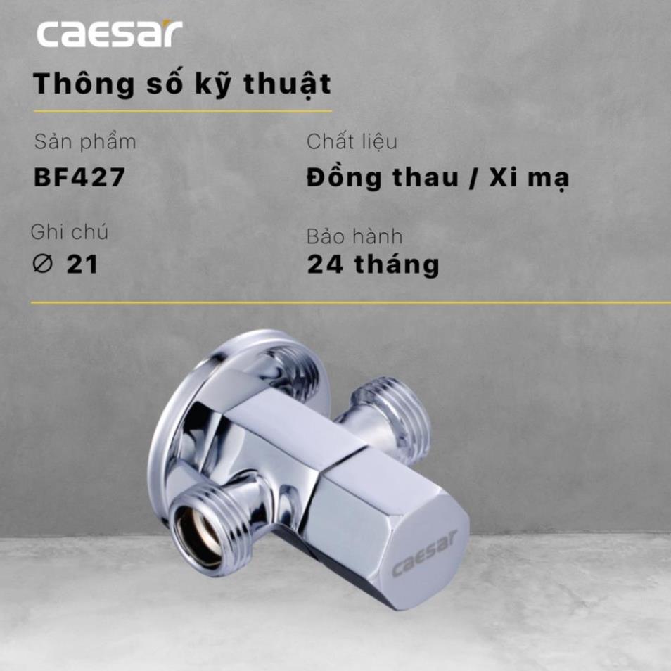 Van khóa 1 chiều, 2 chiều bồn cầu, vòi xịt  BF403 - BF427 CAESAR