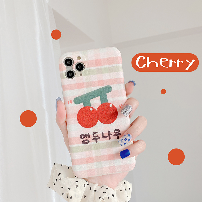 [HCM]Ốp iPhone Cherry Đỏ iPhone 7Plus/8Plus/X/Xs Max/11/11 Pro Max - ốp iphone - ốp iphone