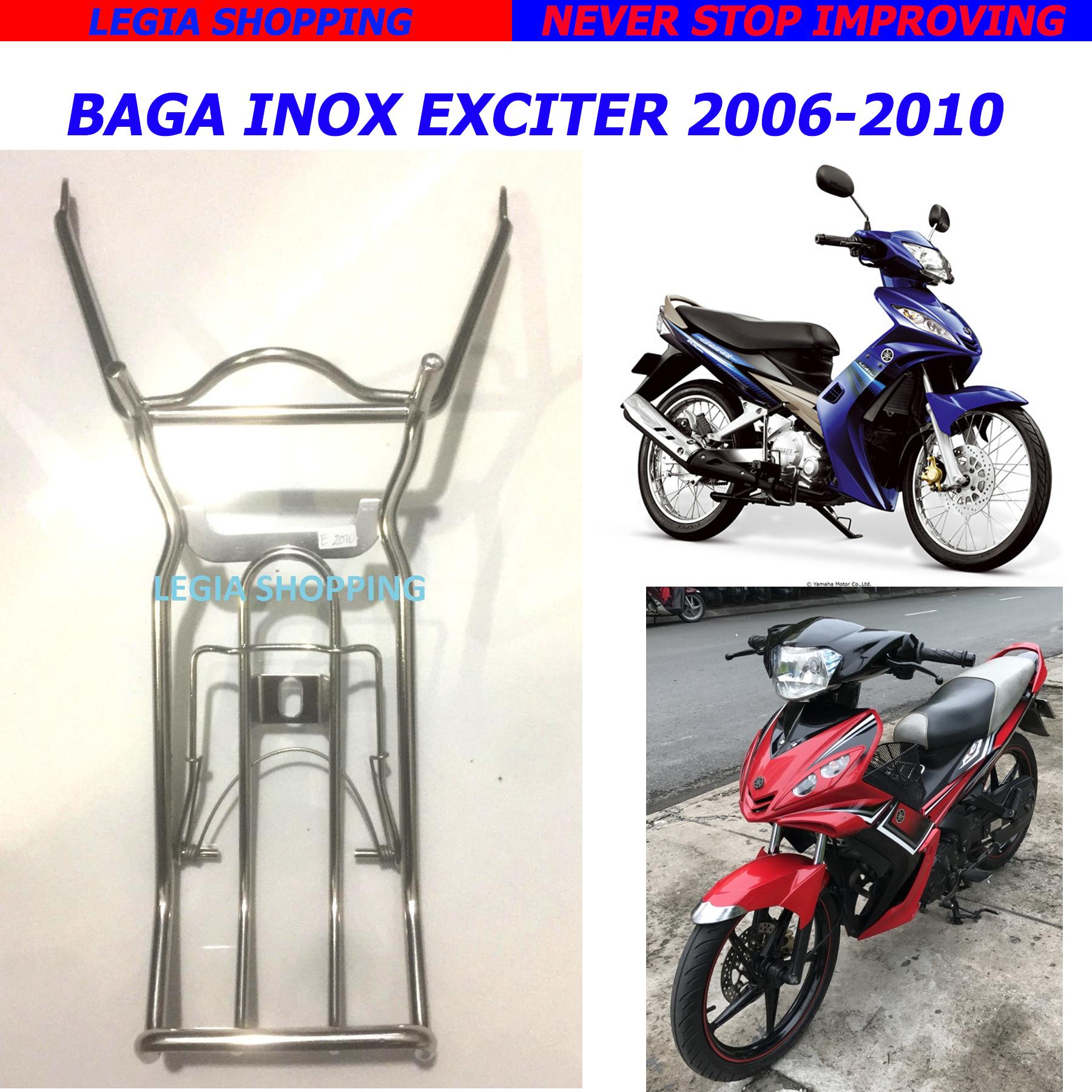 Baga giữa Inox 10 ly gắn xe Exciter 2006-2010