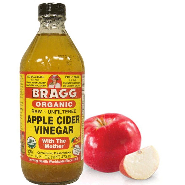 Dấm táo hữu cơ Bragg 473ml